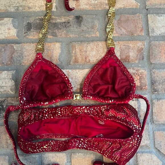 Figure Physique Bodybuilding Competiton NPC Contest Posing Suit - Picture 5 of 5